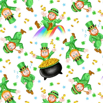st. Patricks day quilting fabric