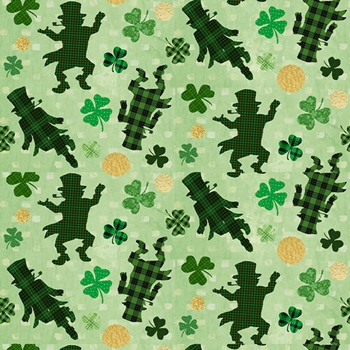 st. Patricks day quilting fabric