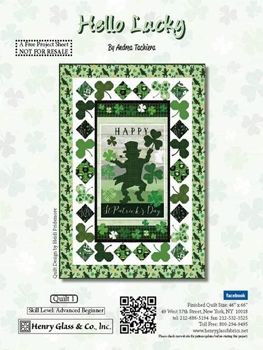 st. patrick's day quilting fabric