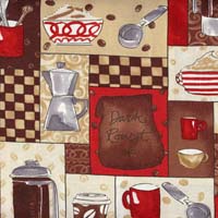 coffee fabric