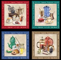 coffee fabric