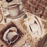 coffee fabric
