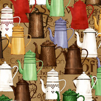 coffee fabric
